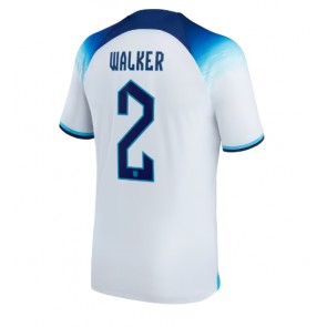 Maillot de foot Angleterre Kyle Walker #2 Domicile Monde 2022 Manches Courte